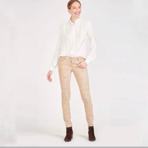 J. Mclaughlin leopard print lexi pants size 14 - Picture 1 of 10